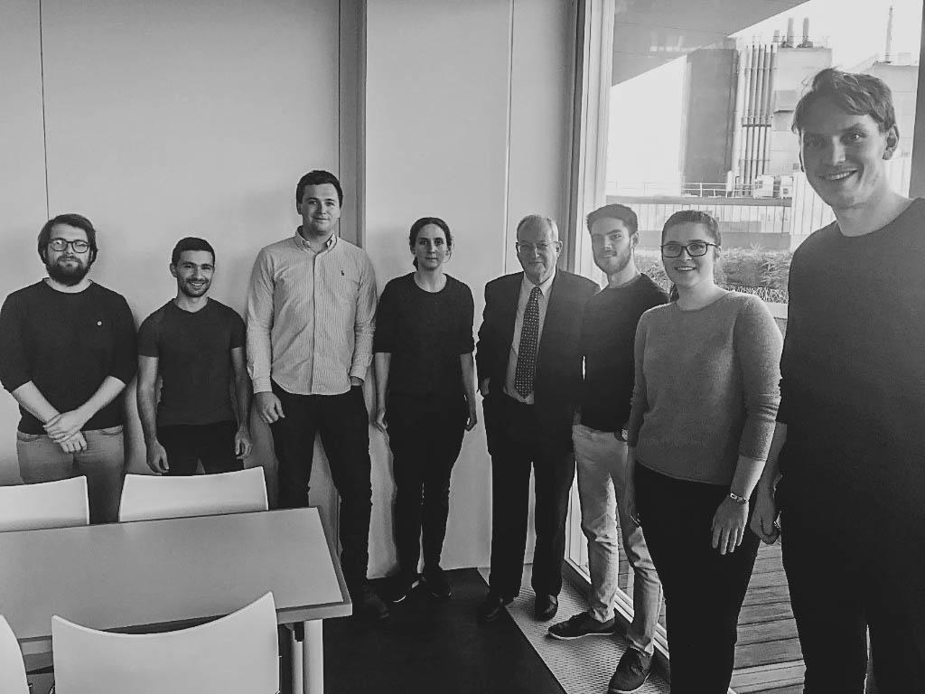 Lord Sainsbury with SWC &amp; GCNU students