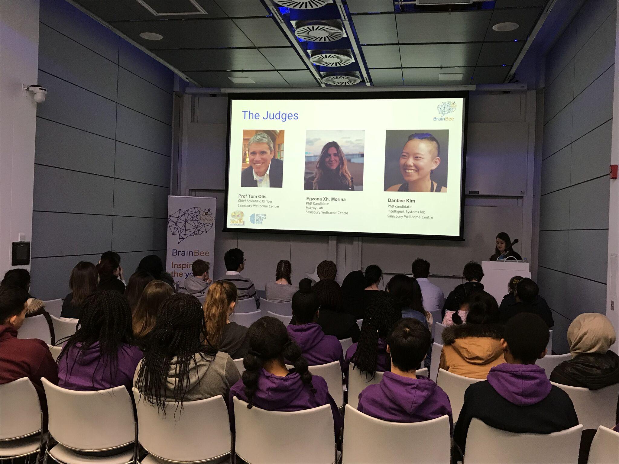 Image of the Brain Bee judges