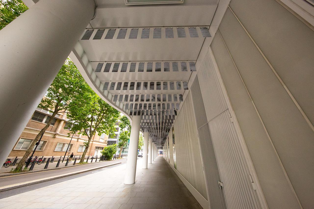 Colonnade artwork at SWC