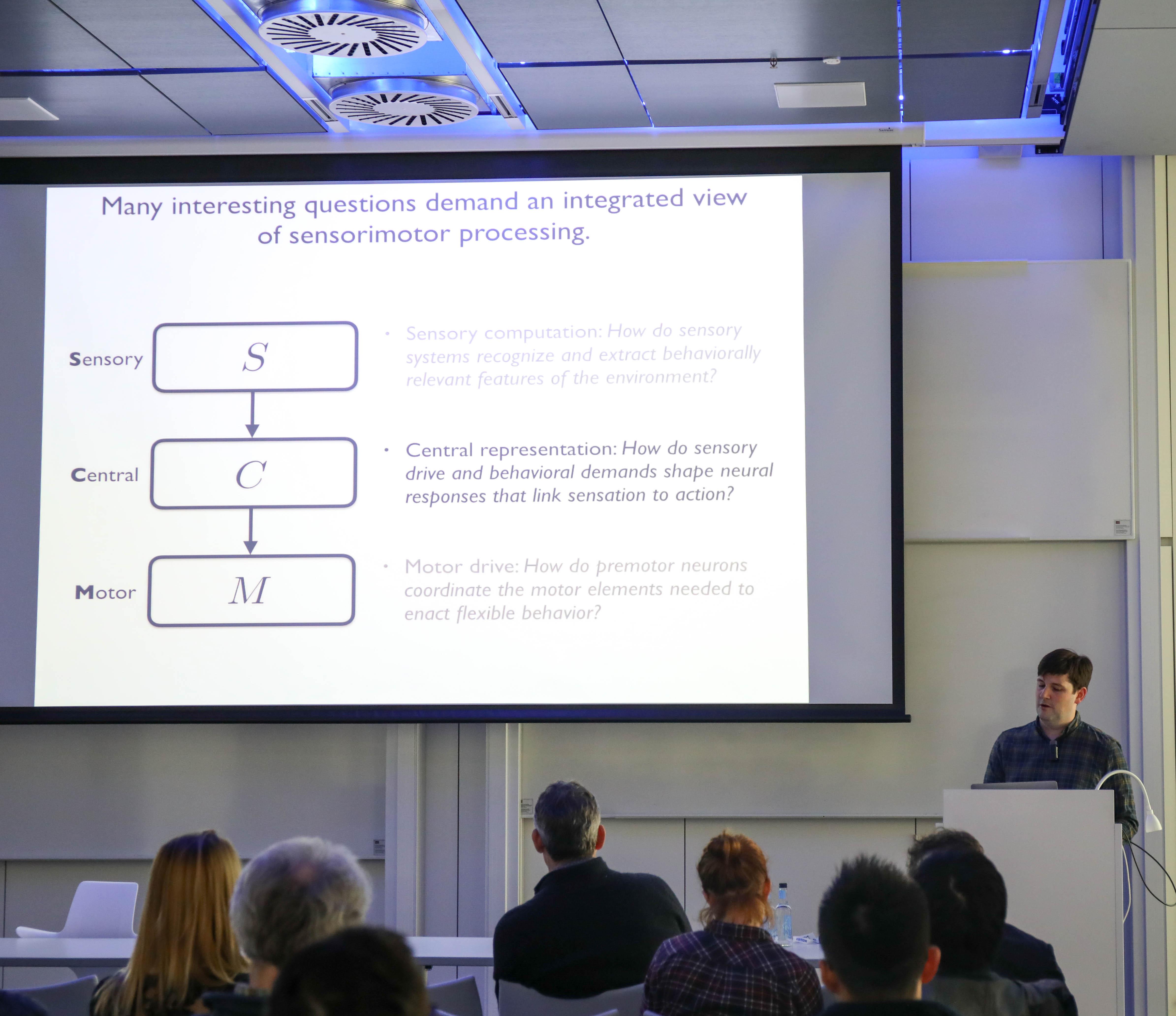 James Fitzgerald presenting seminar