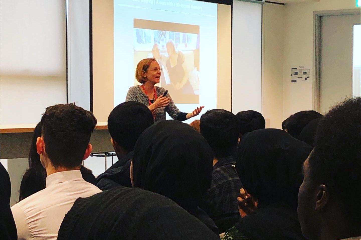 Sonia Hofer visiting LEA Tottenham