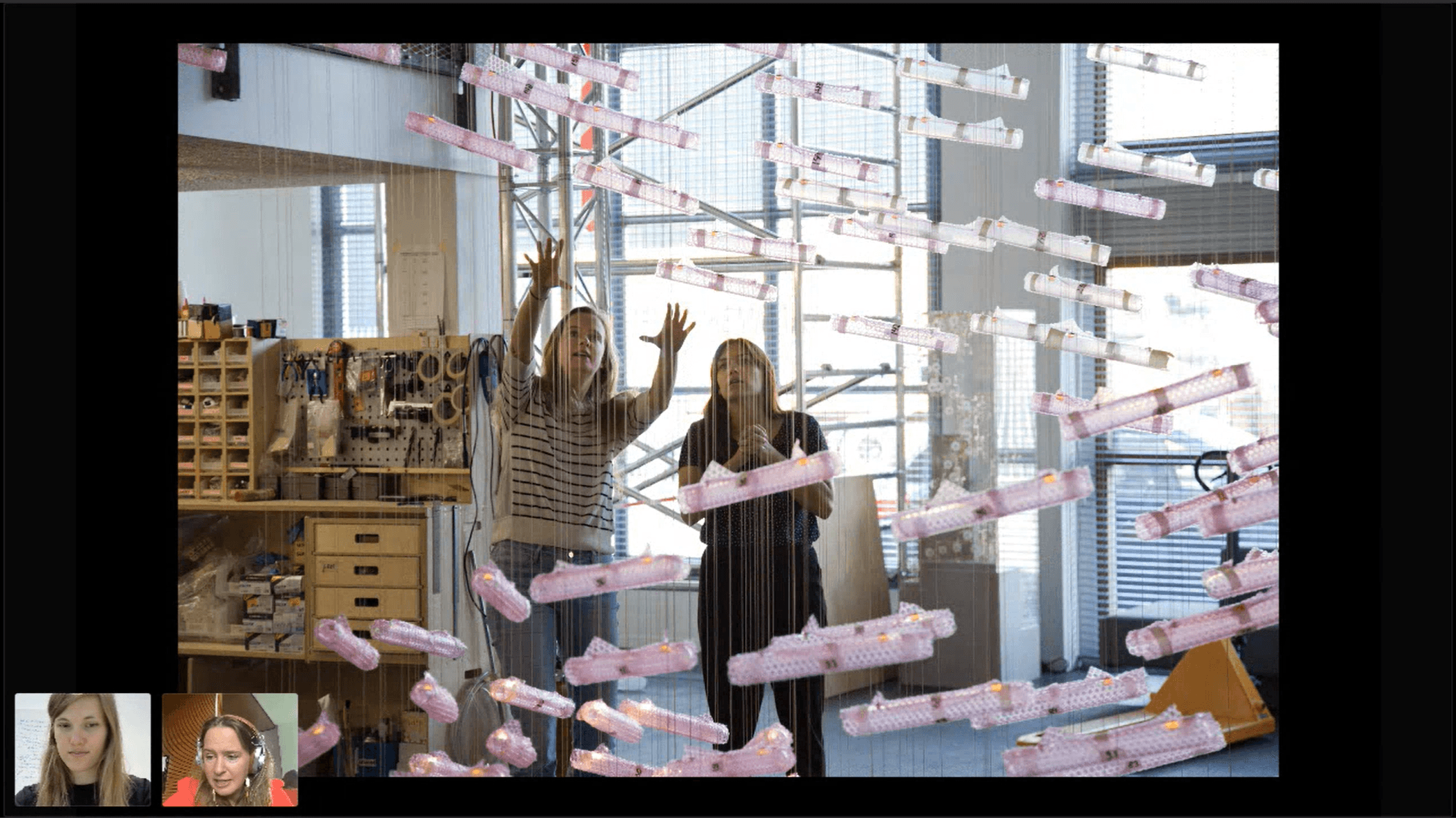 Student symposium screenshot Nicole Vissers Lonneke