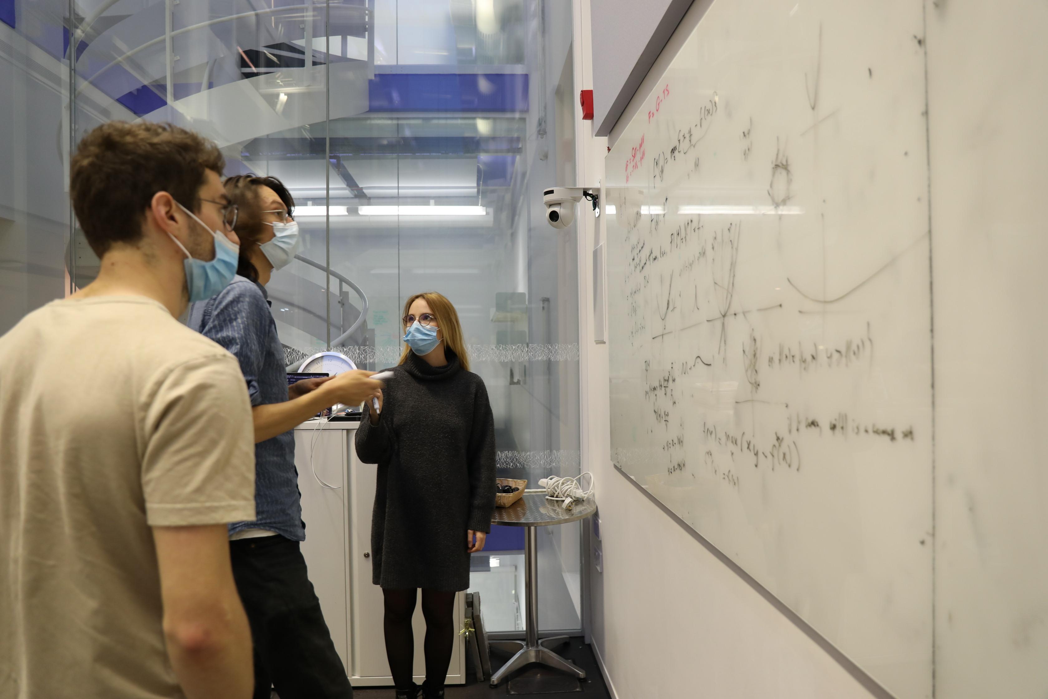 Clementine with colleagues