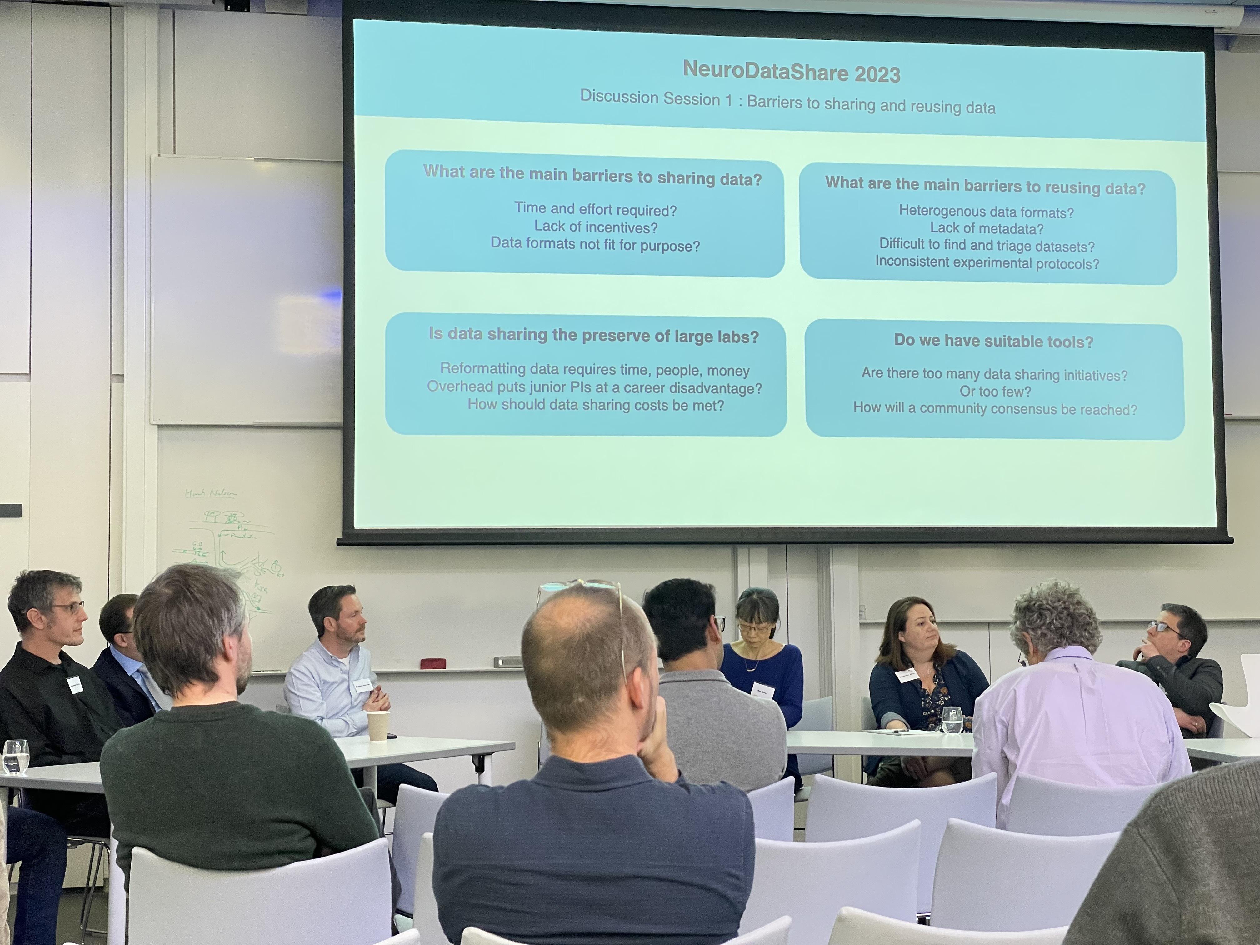 Discussion Session 1 NeuroDataShare