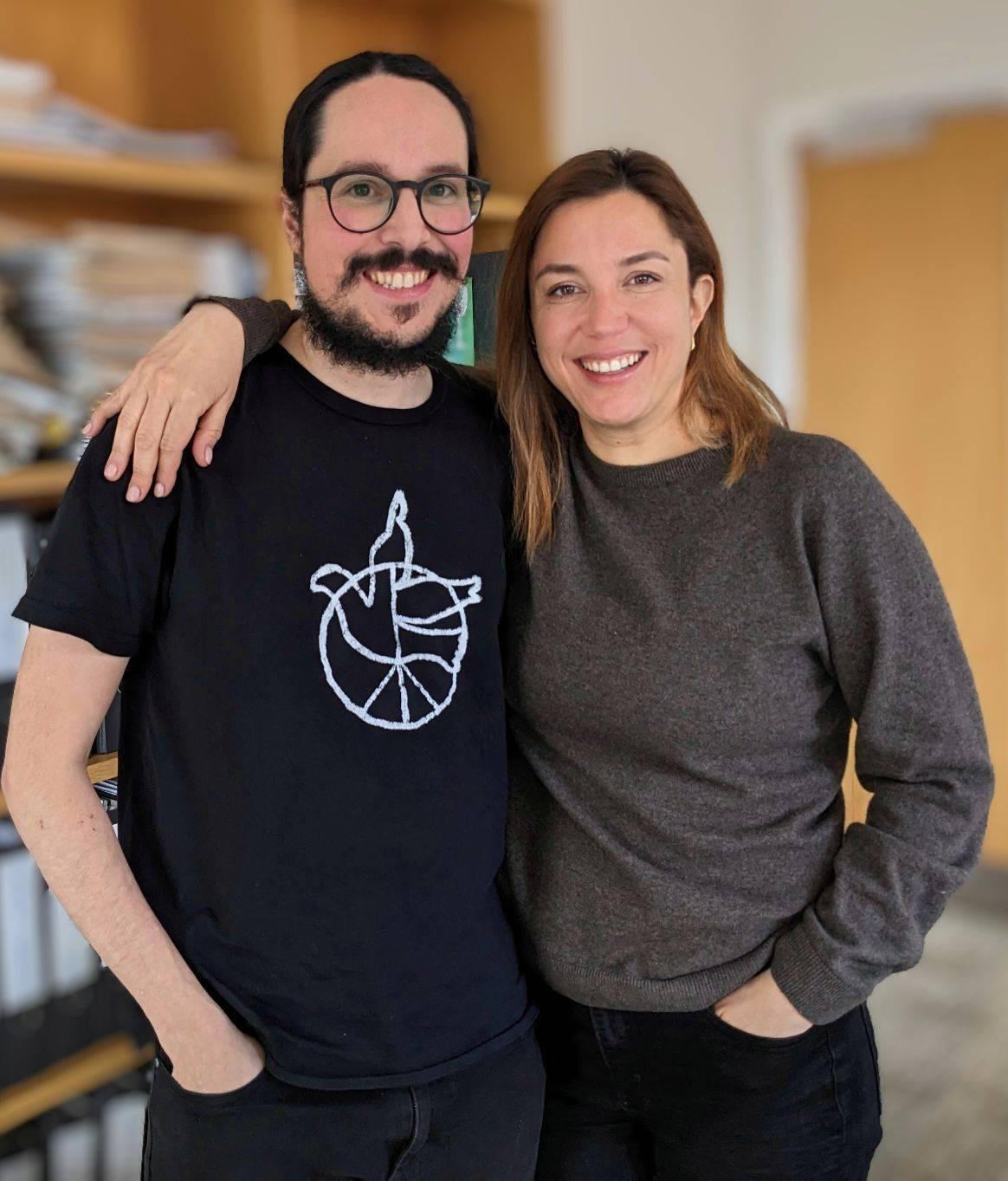 Photo of Dr. Pedro Jacob and Dr. Zeynep Okray