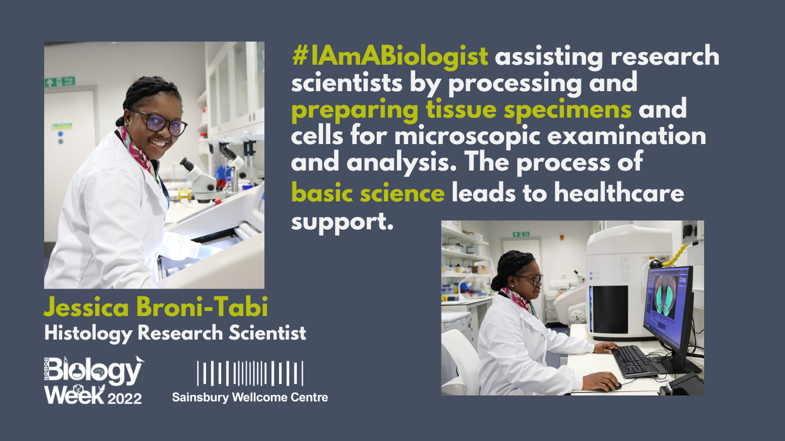 Jessica #ImABiologist quote