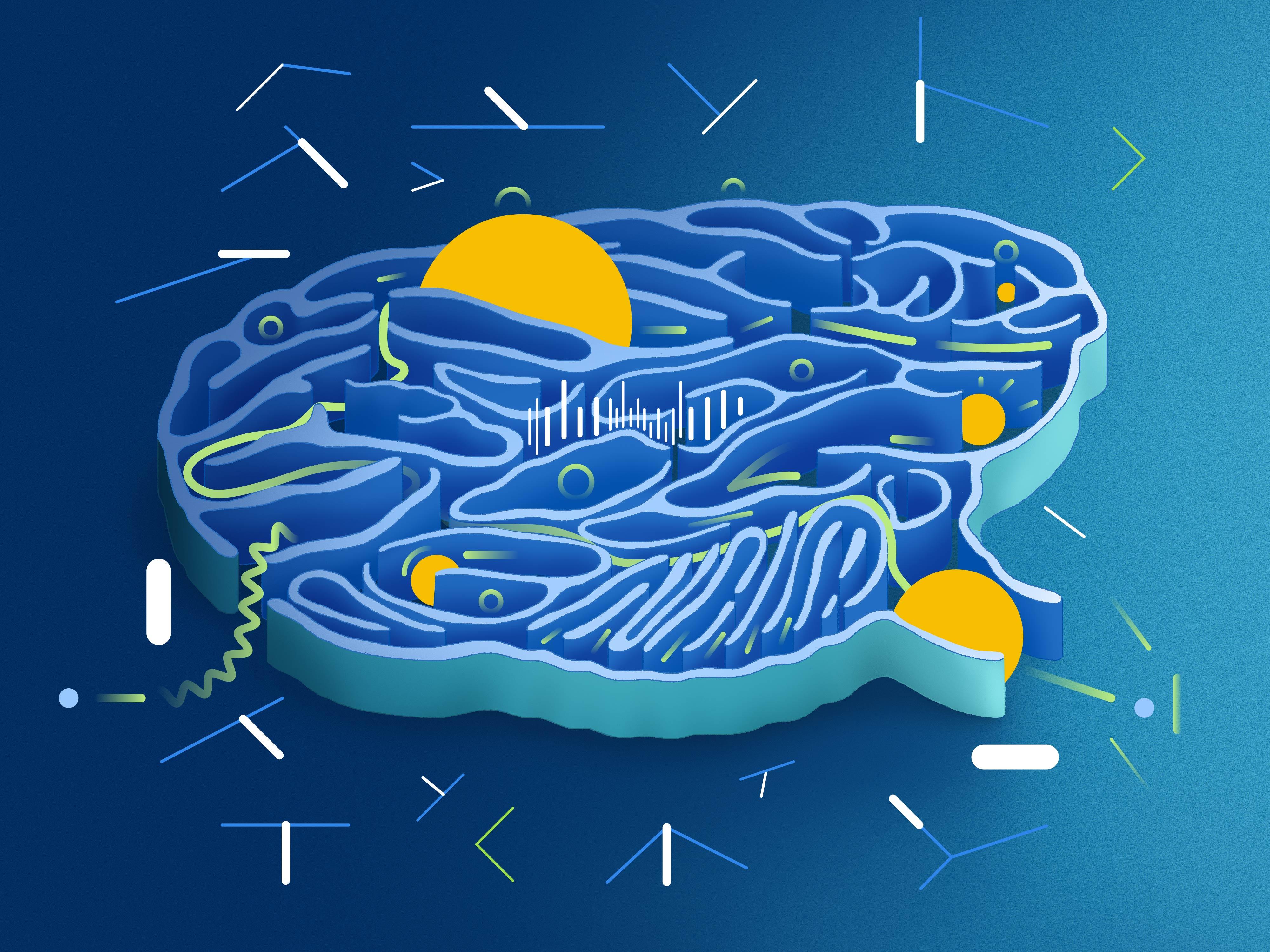 Graphic illustration depicting planning