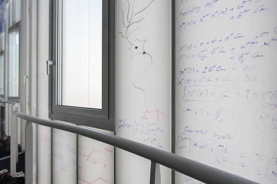 Writing on the glass walls inside the SWC - Grant Smith Writing on the glass walls inside the SWC - Image by Grant Smith