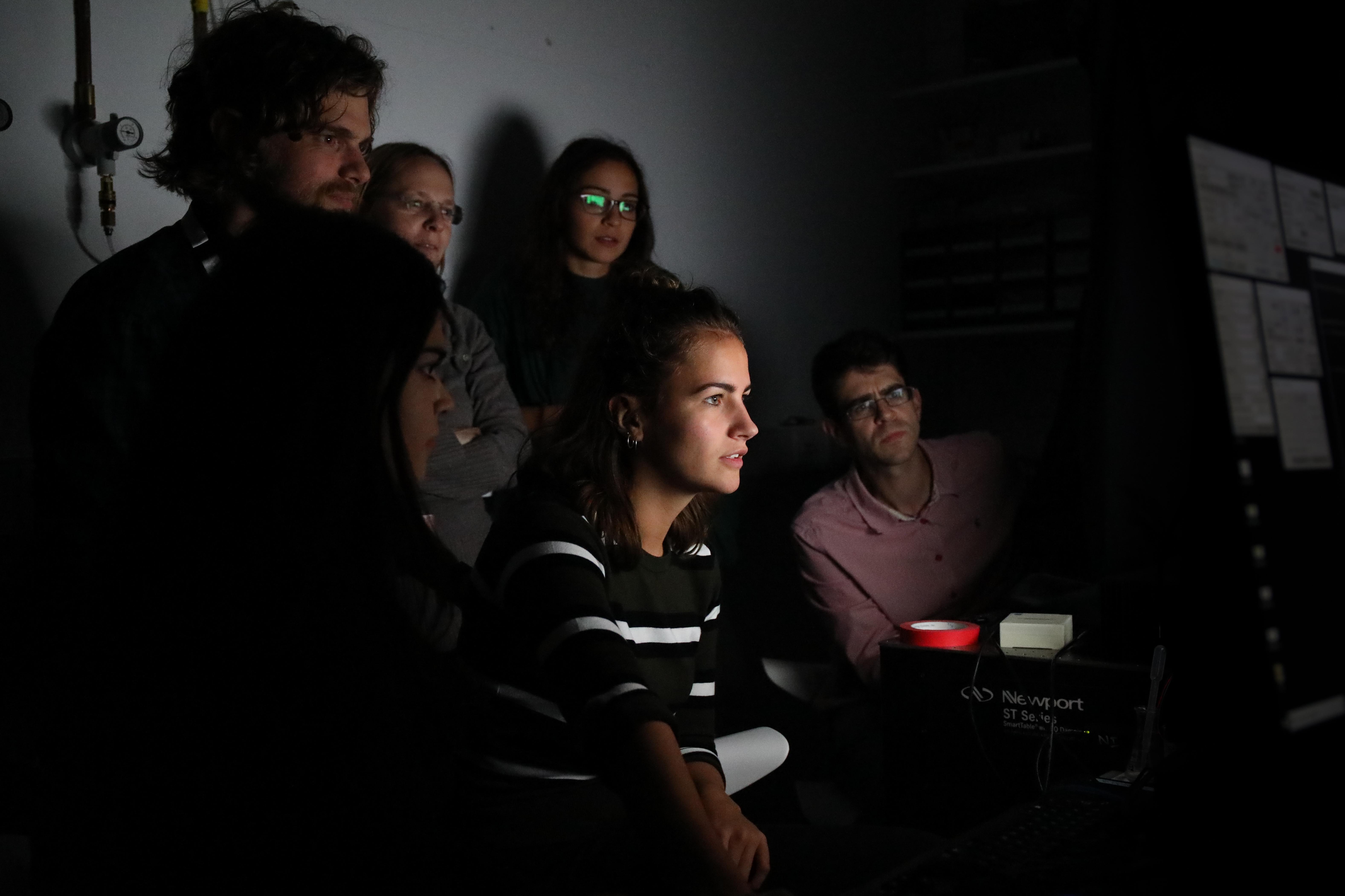 A group of students in the SWC PhD programme perorming an imagin experiment