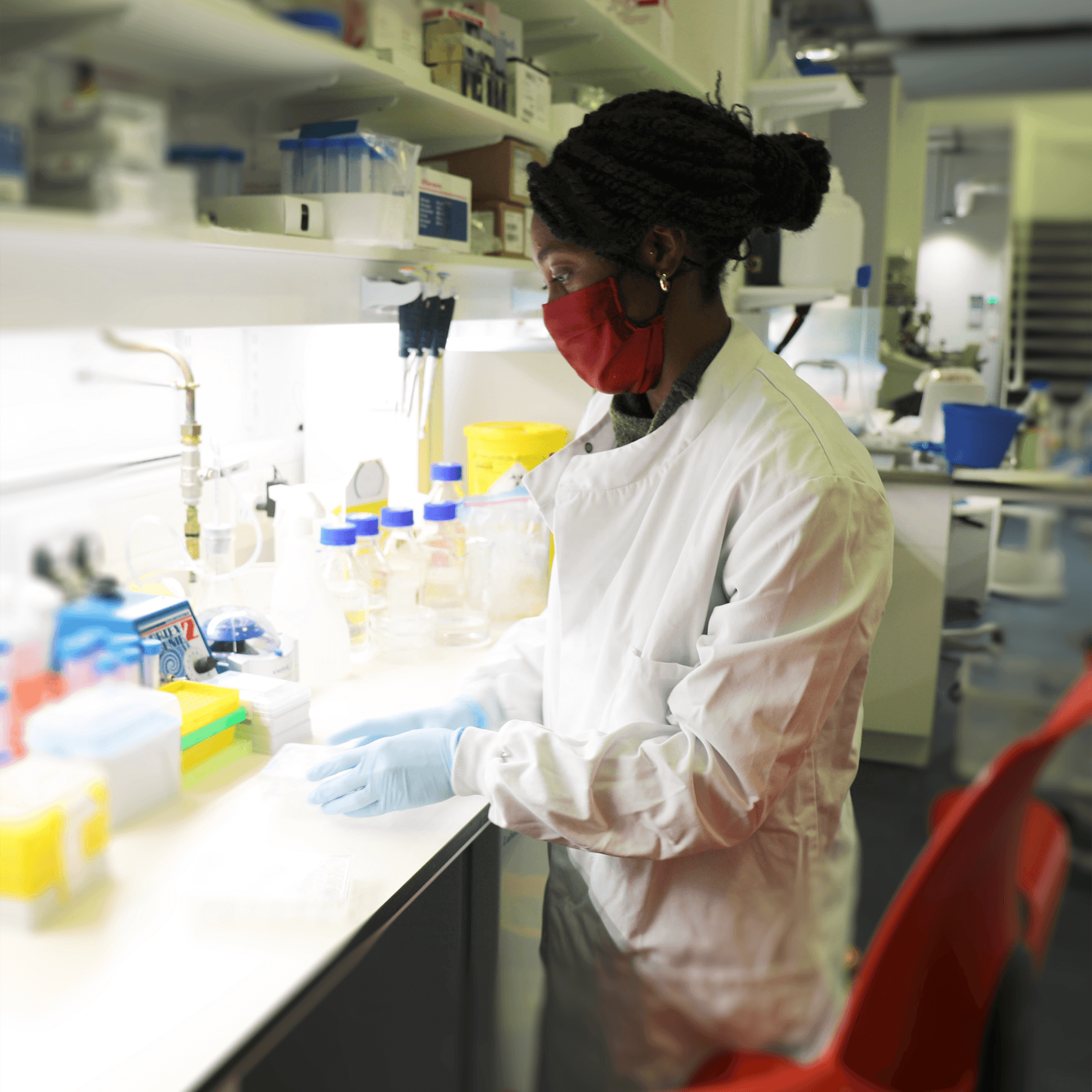 Shanice in lab