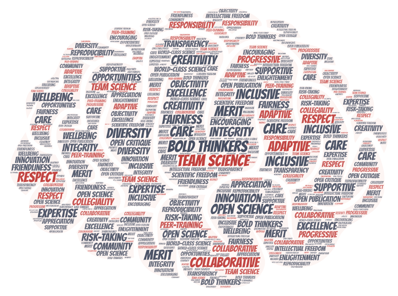 Team Science word cloud