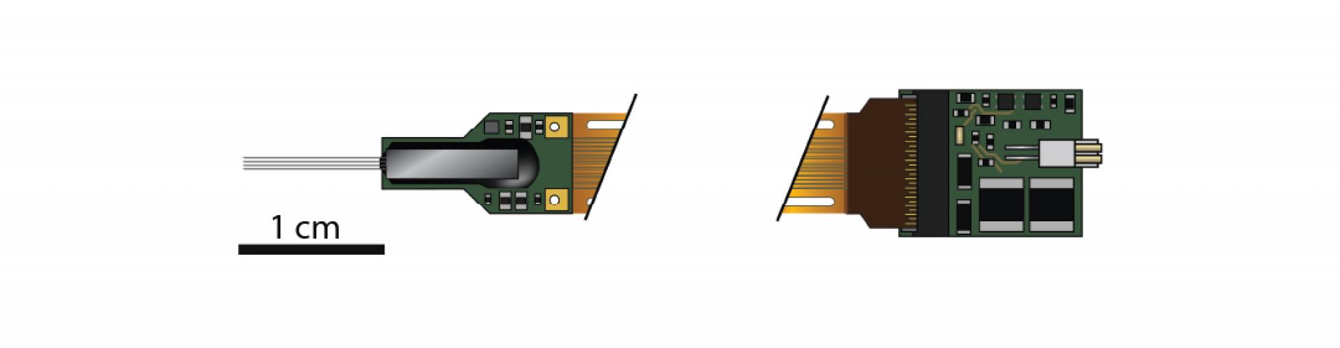 Diagram of Neuropixels 2.0