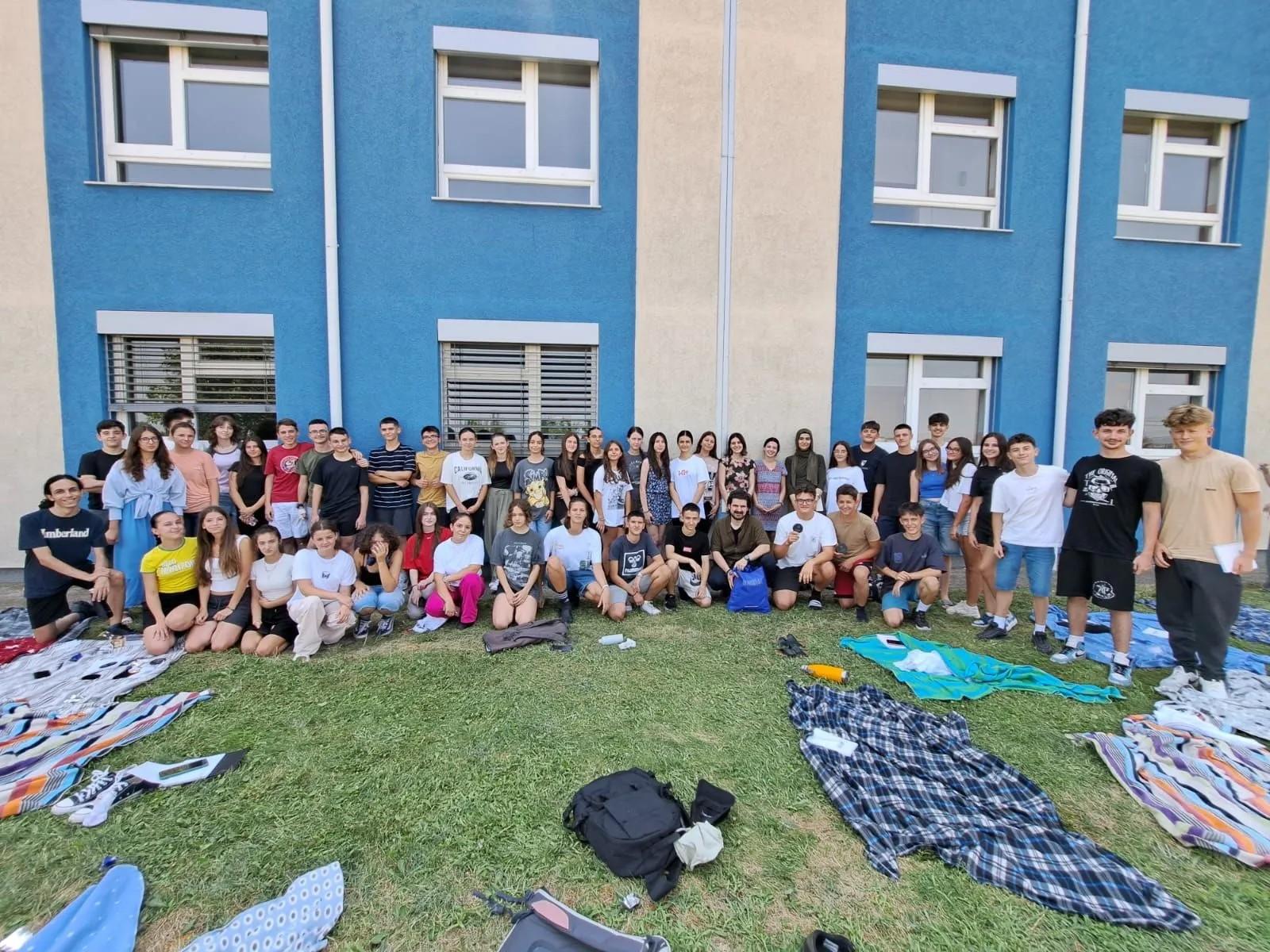 A photo of students attending BrainCamp Kosovo, 2018